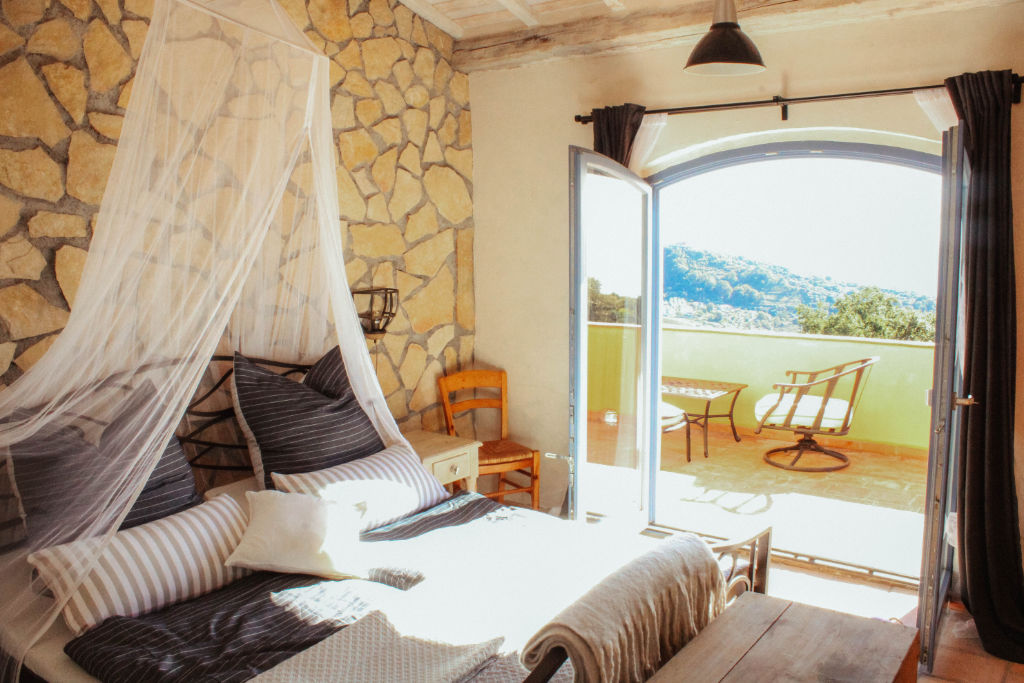 Schlafzimmer mit Bergblick Schlafzimmer mit Bergblick